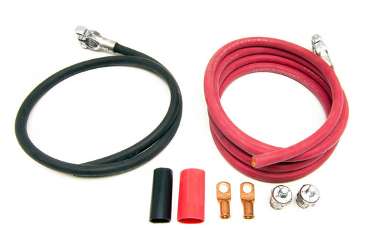 Red/Black Battery Cables 8ft Red 3ft Black  -  40113