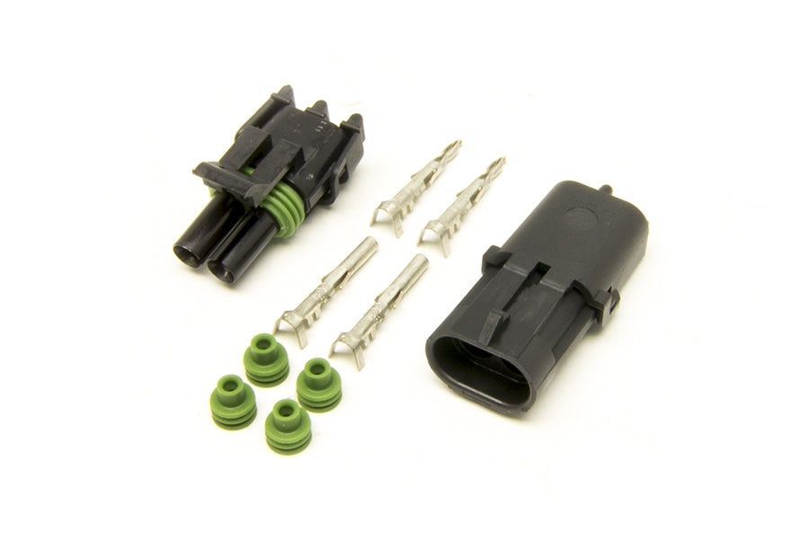 2 Circuit Male & Female Weatherpack Kit (1 ea.)  -  70402