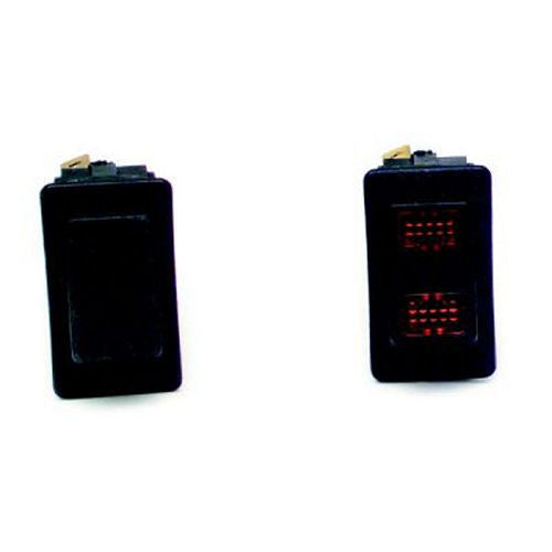 Black Rocker Switch w/o Lights  -  80400