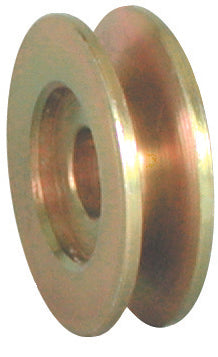 Pulley 1-V Yellow Zinc 2-3/8in OD  -  111