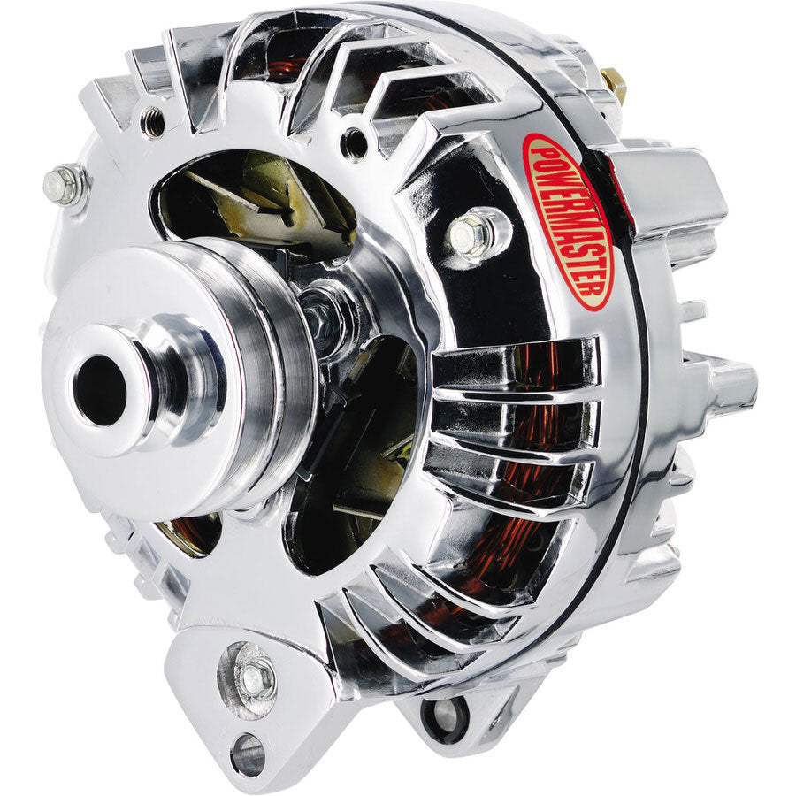 Chrome Mopar Alternator 95 Amp Double Pulley  -  17509