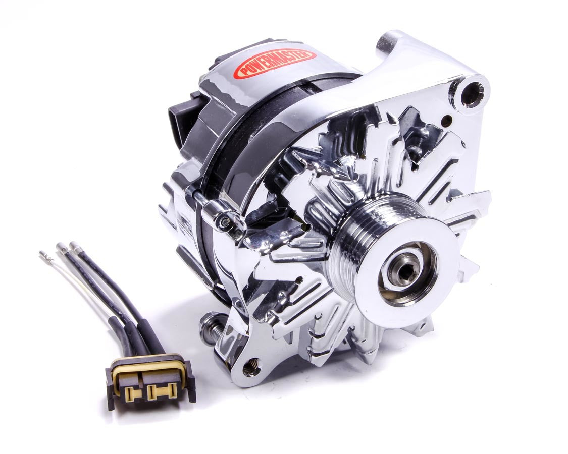 Chrome Ford 2G 85amp Alternator  -  17735