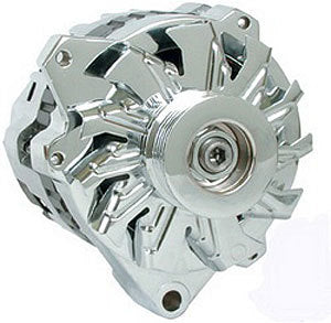 Polished GM Alternator 105 Amp W/Serpentine Pul  -  27861