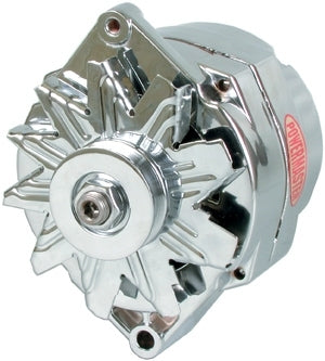 Chrome Delco 150amp Alternator 1 Wire  -  37293