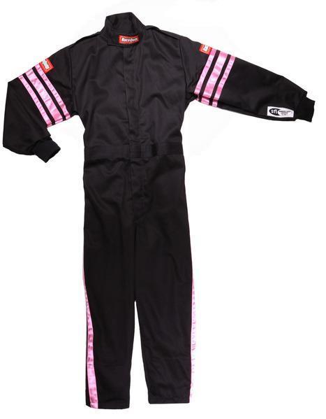 Black Suit Single Layer Kids XX-Small Pink Trim  -  1950890RQP