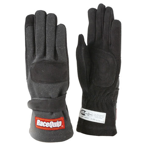 Gloves Double Layer X-Small Black SFI-5  -  355001RQP