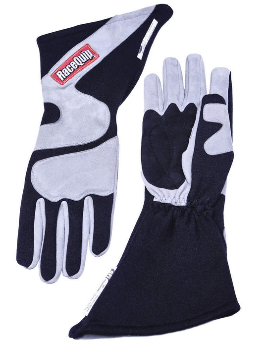 Gloves Outseam Black/ Gray Large SFI-5  -  358605RQP