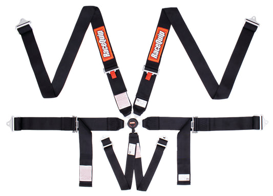 6pt Harness Camlock SFI P/U Sportsman Black  -  744004RQP