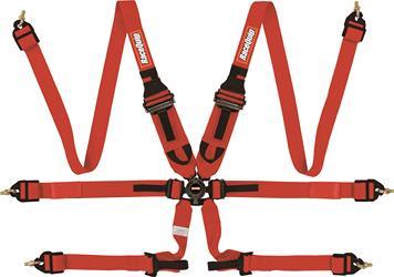 6pt Harness Camlock P/D HNR Red FIA  -  855015RQP