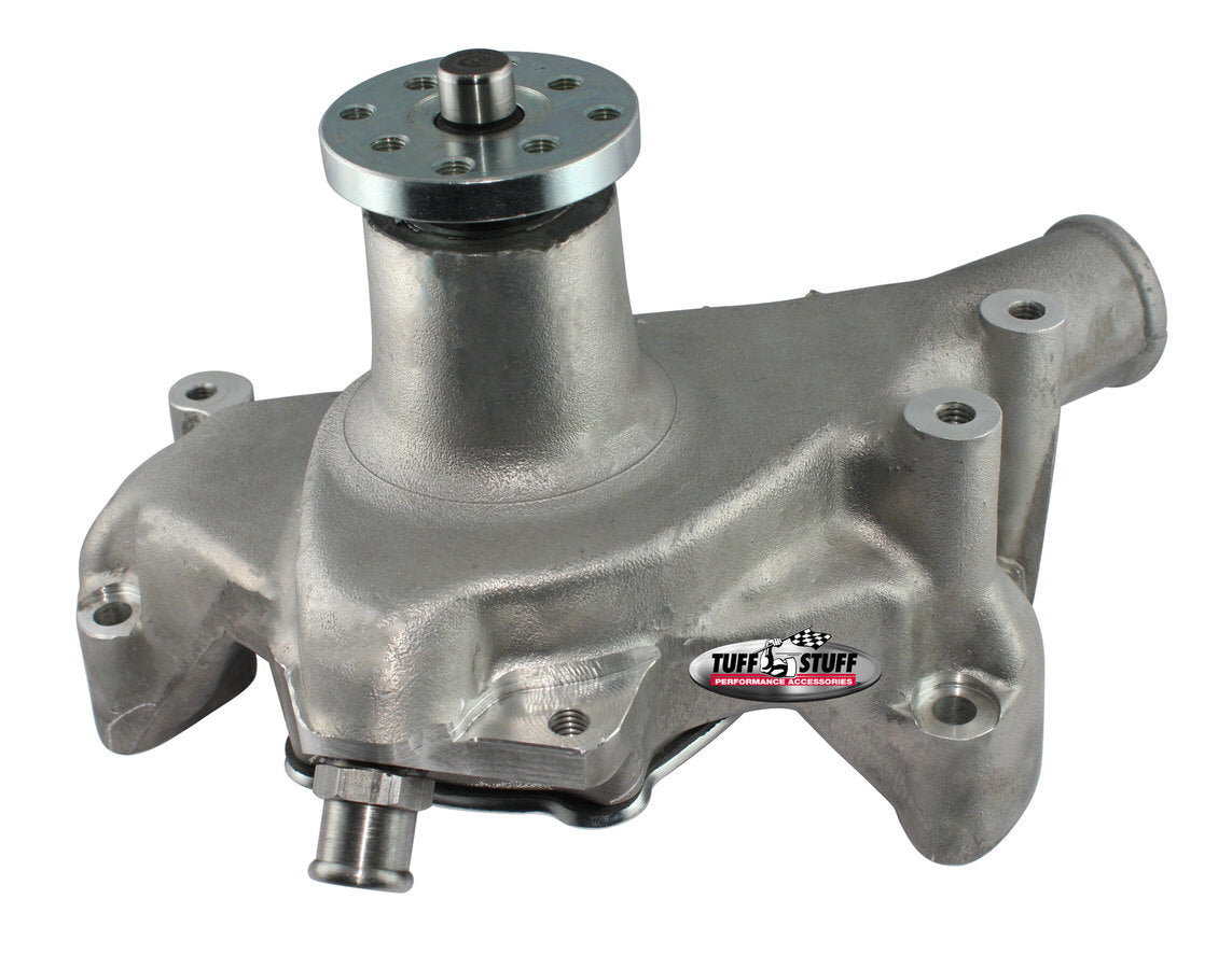 SBC Long Water Pump Platinum As Cast  -  1511NC