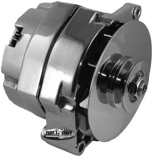 GM Alternator 80 Amp Ext Reg Chrome  -  7102NA