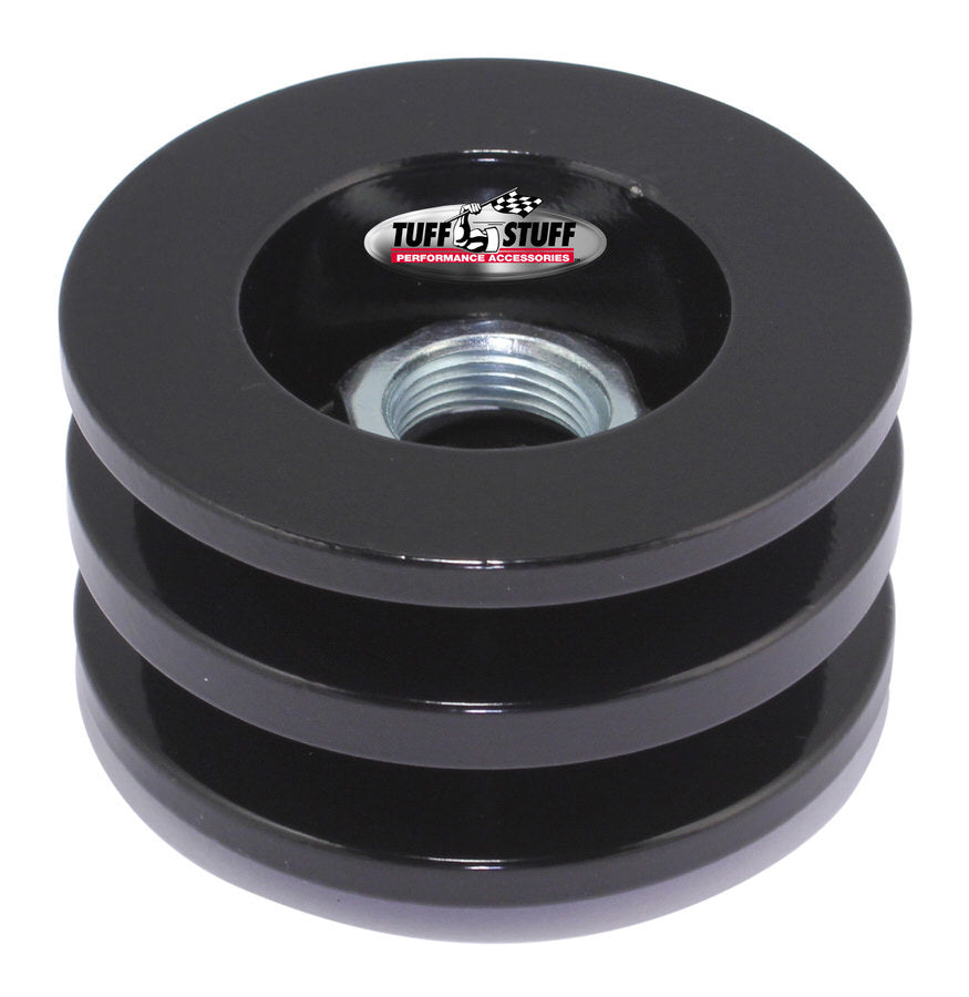 Alternator Stealth Black Pulley Double V  -  7610FB