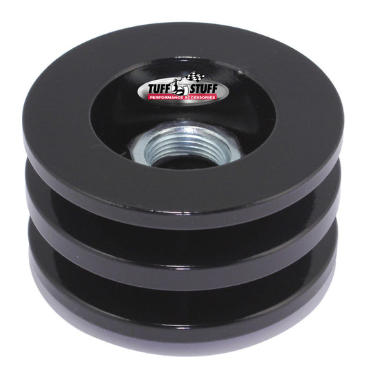 Alternator Stealth Black Pulley Double V  -  7610FB