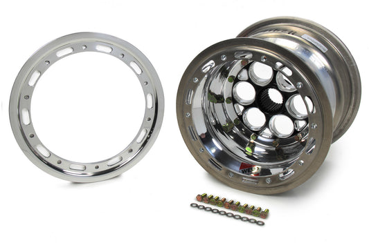 10x8 27 Spline 3in BS w/ Beadlock Black  -  734B-10823