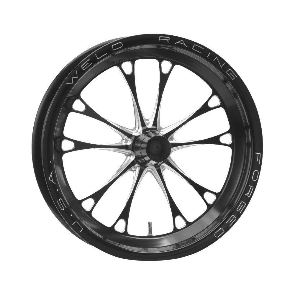 V-Series Frnt Drag Wheel Blk 15x3.5 Anglia Mnt  -  84B-15000