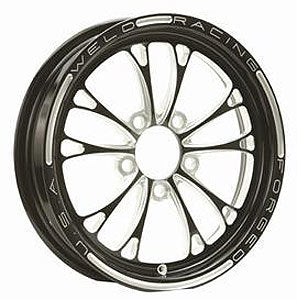 V-Series Frnt Drag Wheel Blk 15x3.5 5x4.5BC 2.25B  -  84B-15202