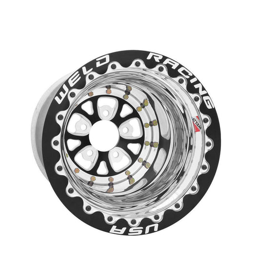 V-Series Drag Wheel Blk 15x14 5x4.75 BC 5.0 BS  -  84B-514280CB