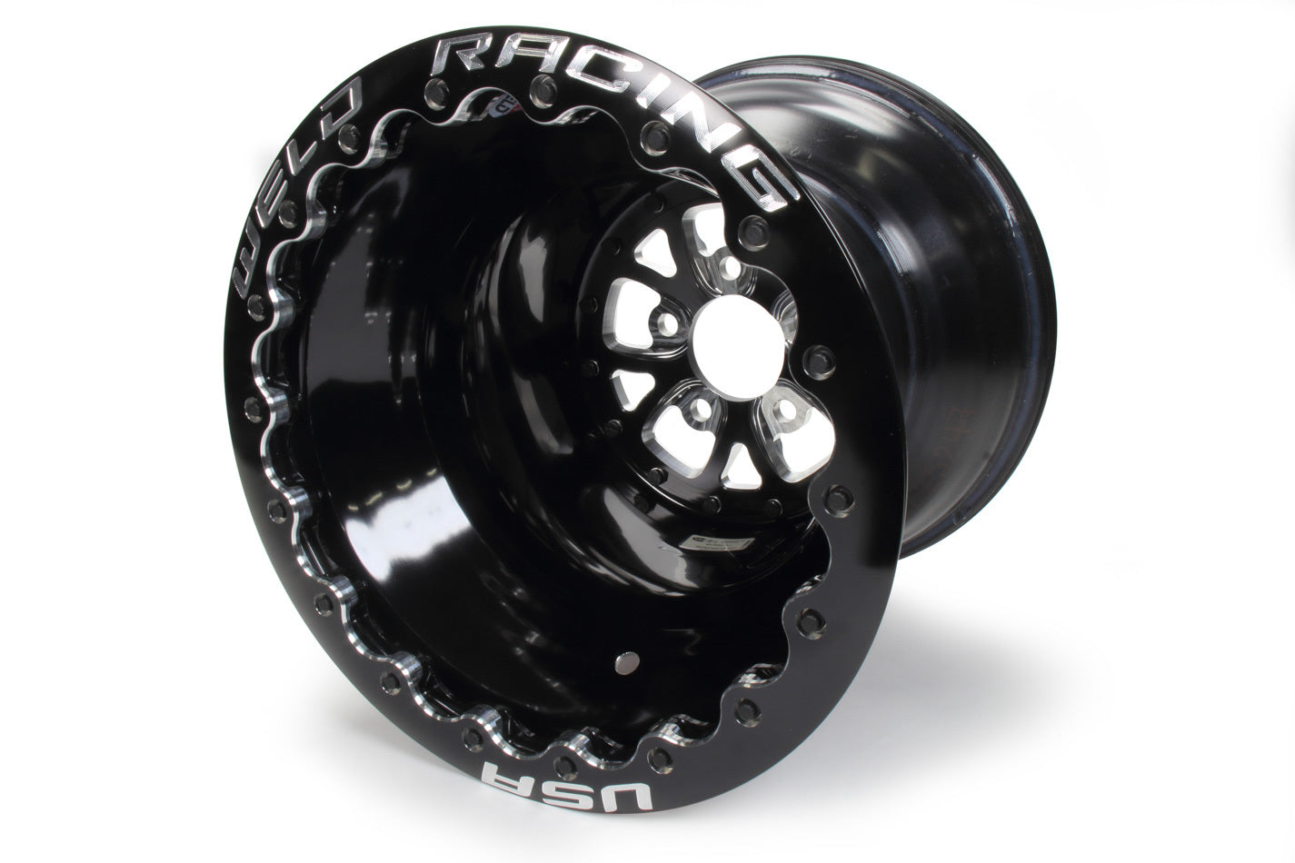 V-Series Drag Wheel Blk 16x16 5x4.75 4.0 BS  -  84B-616B278UB