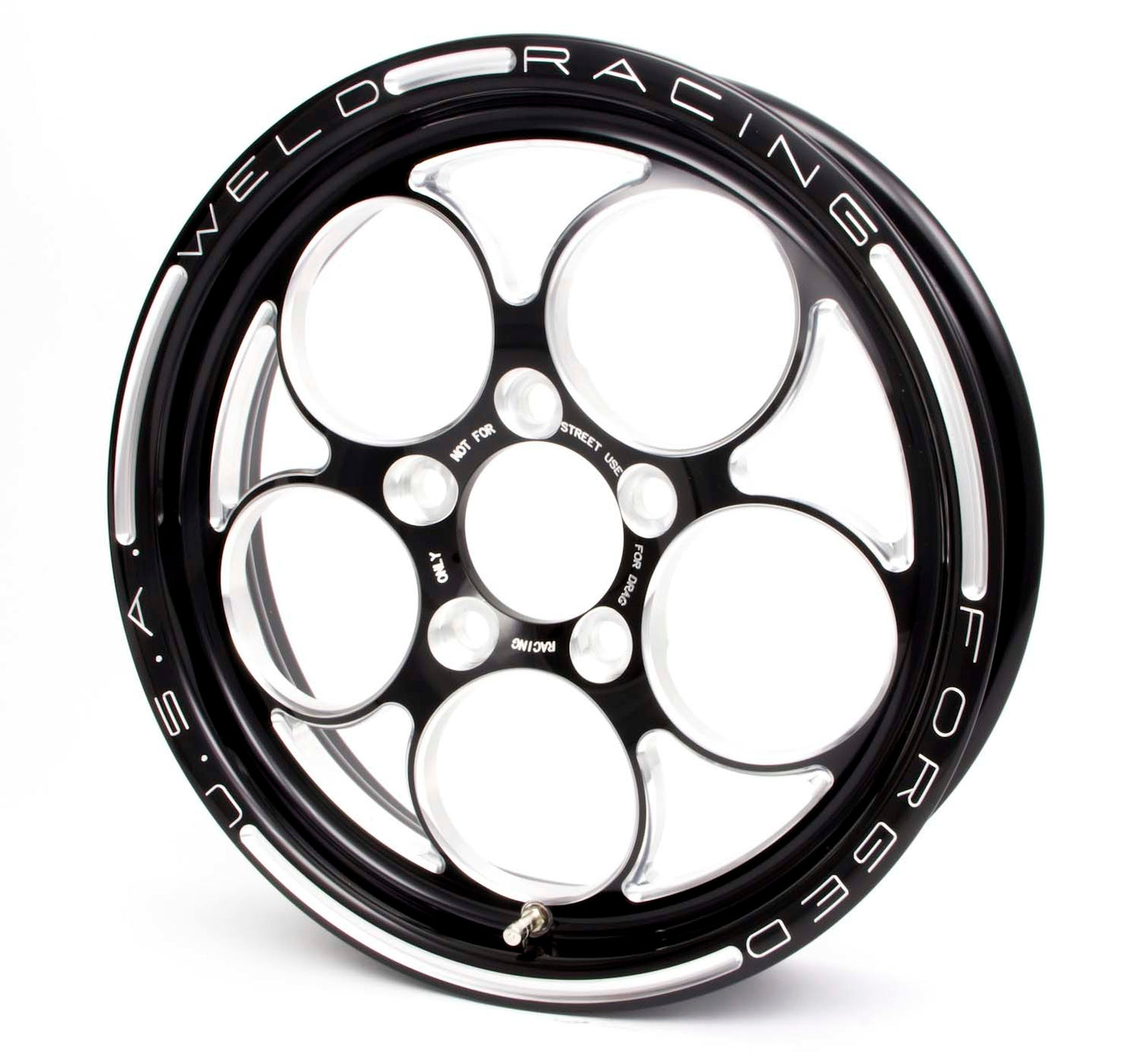 Magnum PRO 15x4 1pc Wheel 5x4.5 2.25BS Blk  -  86B-15202