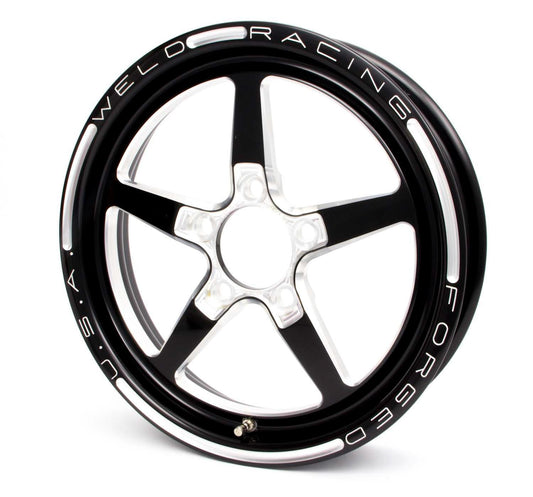 Aluma Star 15x3.5 Wheel 5x4.5 1.75 BS Black  -  88B-15204