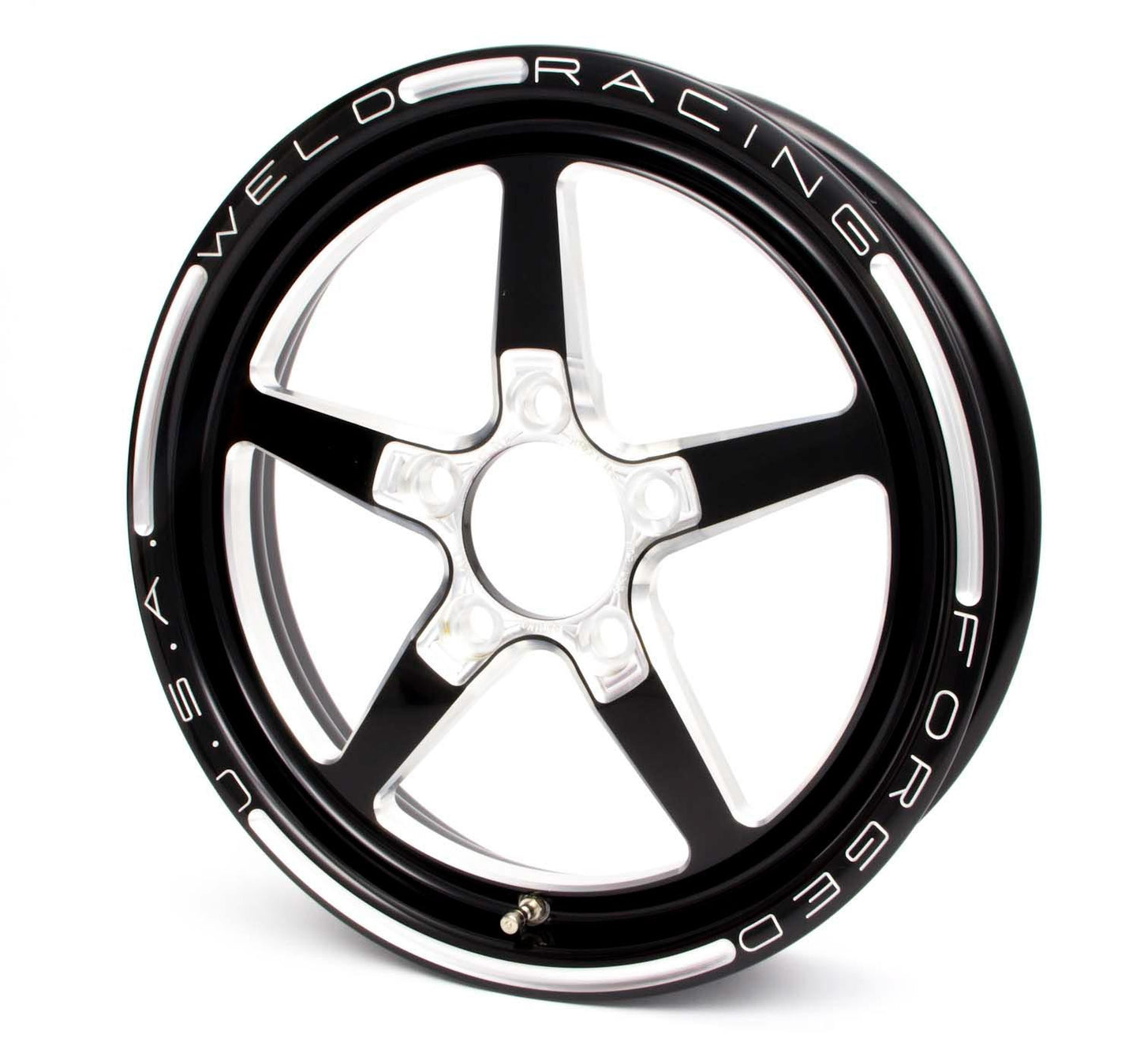 Aluma Star 15x3.5 Wheel 5x4.75 2.25 BS Black  -  88B-15272