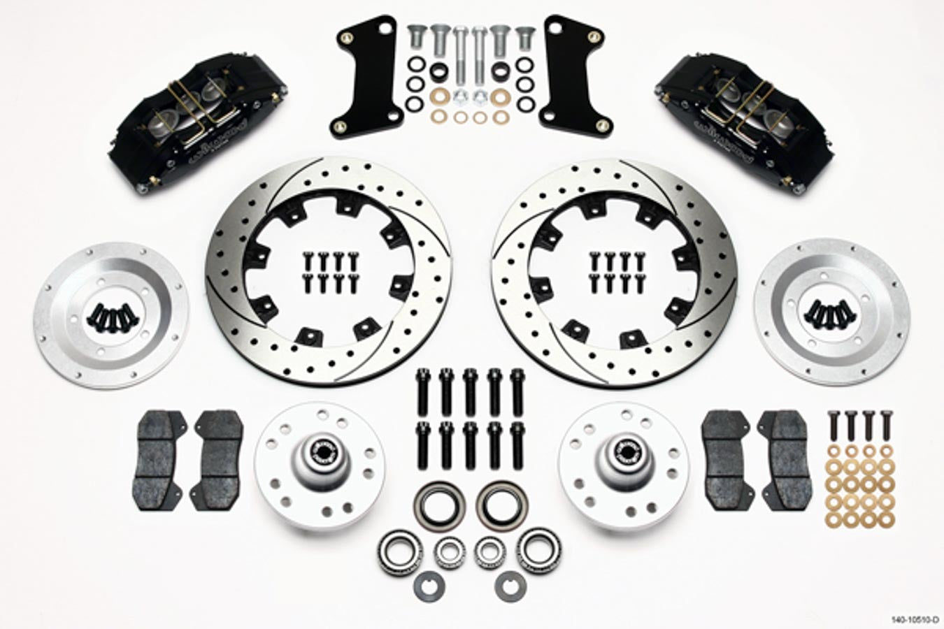 Front Disc Brake Kit 67-69 Camaro 12.19 Rotor  -  140-10510-D