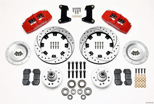 Front Disc Brake Kit 74- 78 Mustang 12.19 Drilled  -  140-10742-DR