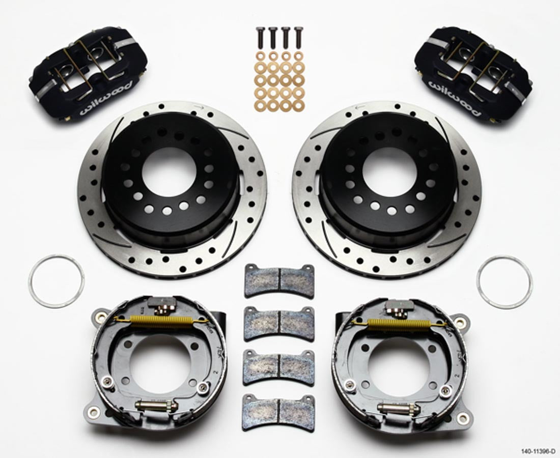 Brake Kit Rear Disc/Drum Mustang 8.85  -  140-11396-D