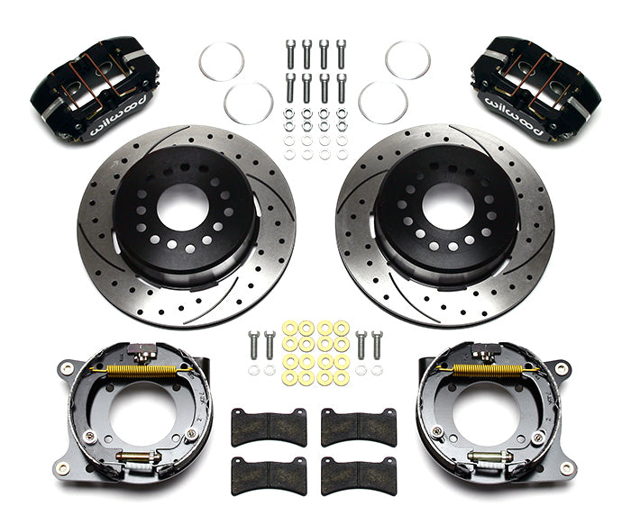 Rear Brake Kit GM w/Park Drilled  -  140-11827-D