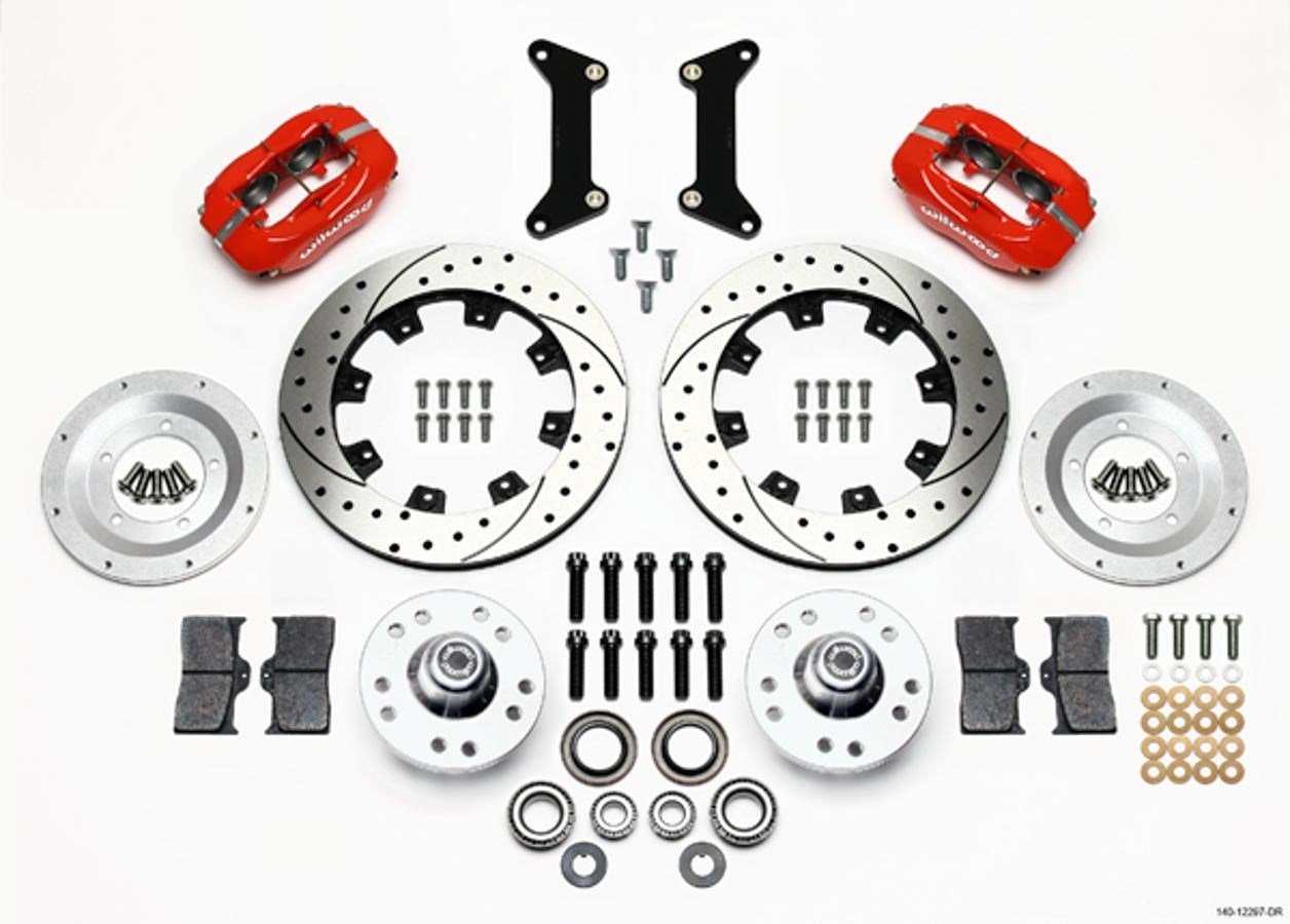 Front Brake Kit 80-87 GM G-Body 4 Piston Caliper  -  140-12297-DR