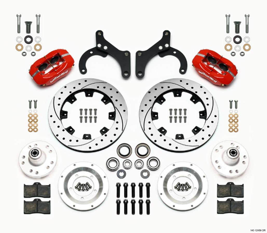 Front Disc Brake Kit 63- 64 Vette 12.19in  -  140-12459-DR