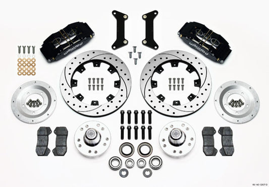 Front Brake Kit 80-87 GM G-Body 6 Piston Caliper  -  140-12837-D