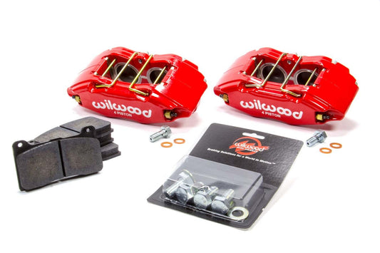 Caliper & Pad Kit Front Honda/Acura Red  -  140-13029-R