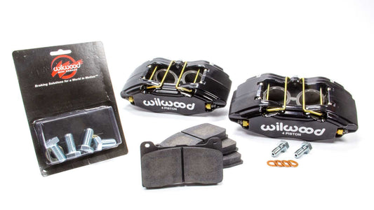 Caliper & Pad Kit Front Honda/Acura Black  -  140-13029