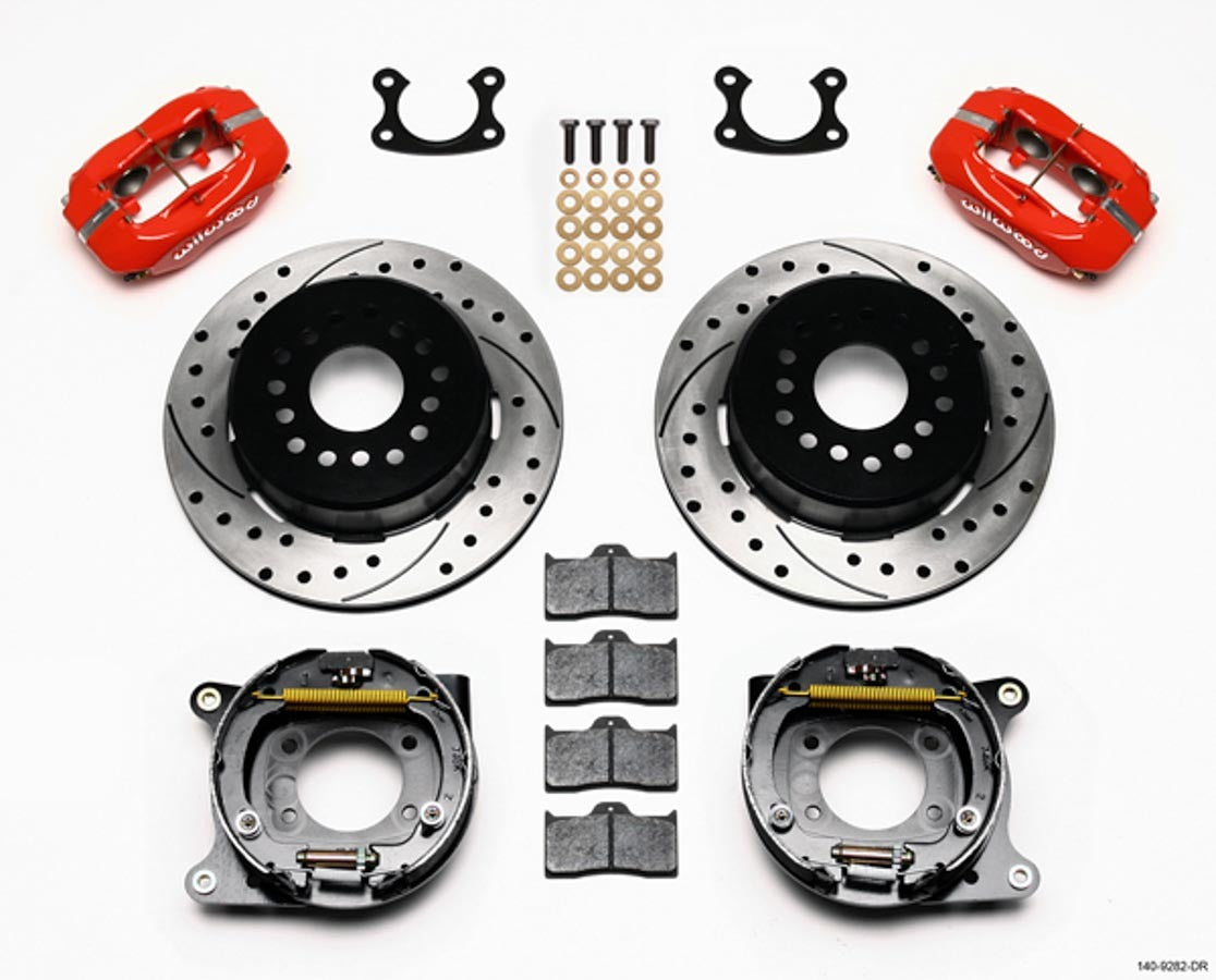 P/S Park Brake Kit Small Ford 2.50in Offset  -  140-9282-DR