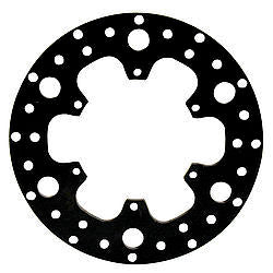 Rotor 6BT .350in 10.5 x 5.5 Frt Midget Drilled  -  160-3455