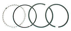 GF Style Single Piston Ring Set - 4.040  -  4042GFX