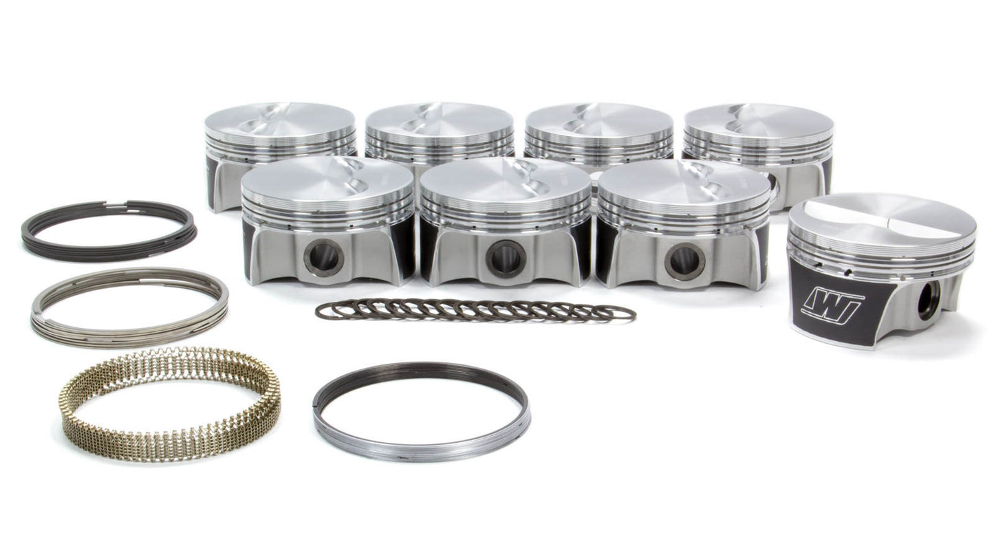 SBC Flat Top Piston Set 4.030 Bore -5.7cc  -  K0003X3