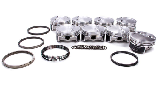 GM LS F/T  Piston & Ring Set 4.070 Bore -11cc  -  K444X7